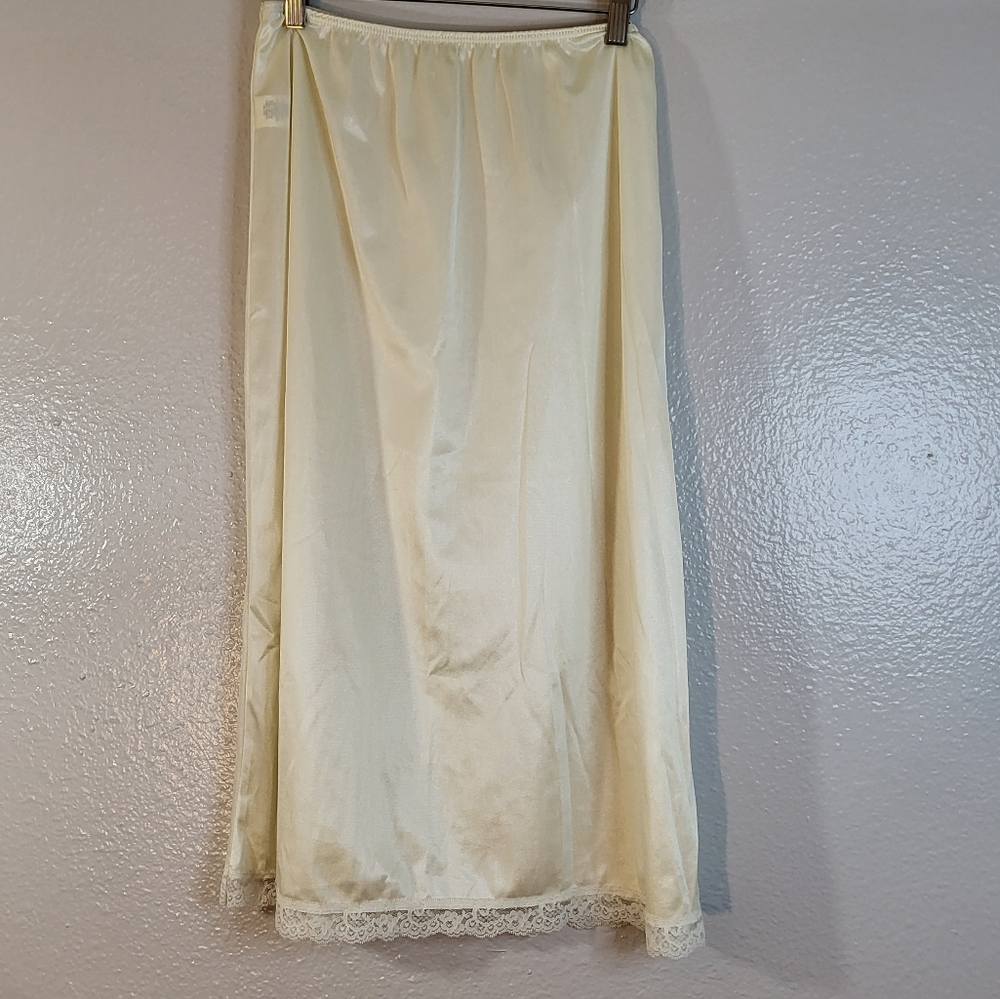 Vintage Deena Lace Trim Slip